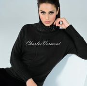 I'cona Sequin Cowl Neck Sweater - Style 64265-60041-90