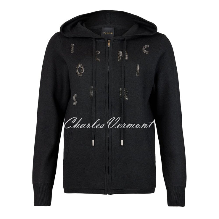 I'cona Hooded Cardigan Jacket - Style 67272-60198-90