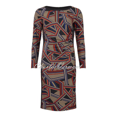 Tia Geometric Print Dress - Style 78544-7827-37
