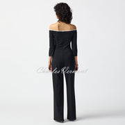 Joseph Ribkoff Off-The-Shoulder Wide-Leg Jumpsuit - Style 241009