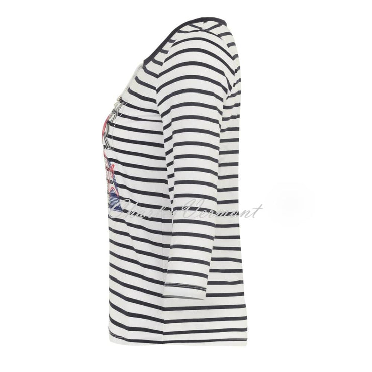 Dolcezza 'Ocean Breeze' Striped Top - Style 24101