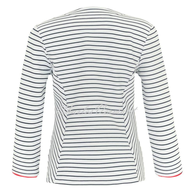 Dolcezza 'Ocean Breeze' Striped Jacket - Style 24108