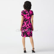 Joseph Ribkoff Floral Print Mock Wrap Dress - Style 241118