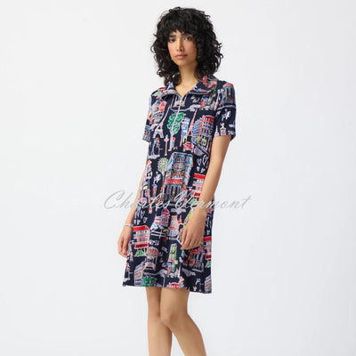 Joseph Ribkoff Parisian Print Dress - Style 241209