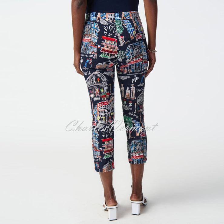 Joseph Ribkoff Parisian Print Trouser - Style 241268