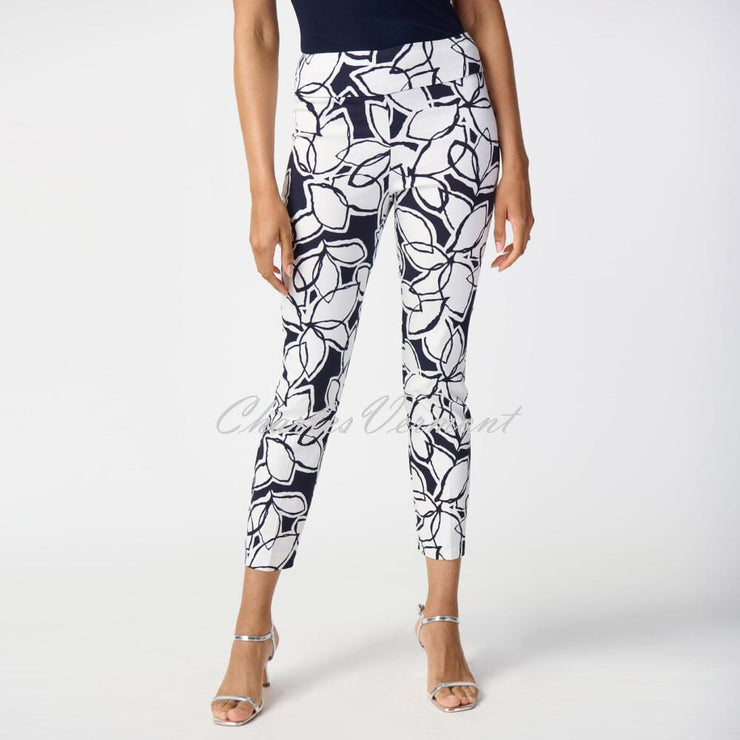 Joseph Ribkoff Leaf Print Trousers - Style 241270