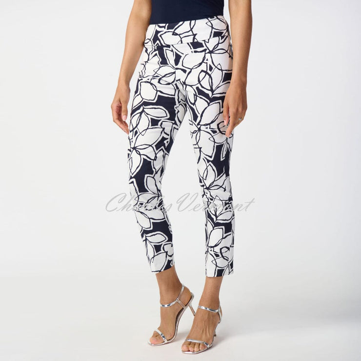 Joseph Ribkoff Leaf Print Trousers - Style 241270