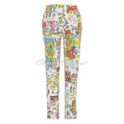 Dolcezza 'Love The City' Printed Trouser - Style 24130