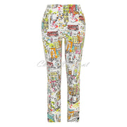 Dolcezza 'Love The City' Printed Trouser - Style 24130