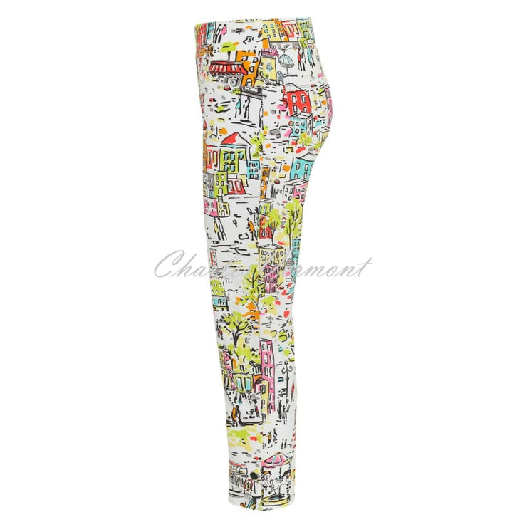 Dolcezza 'Love The City' Printed Trouser - Style 24130
