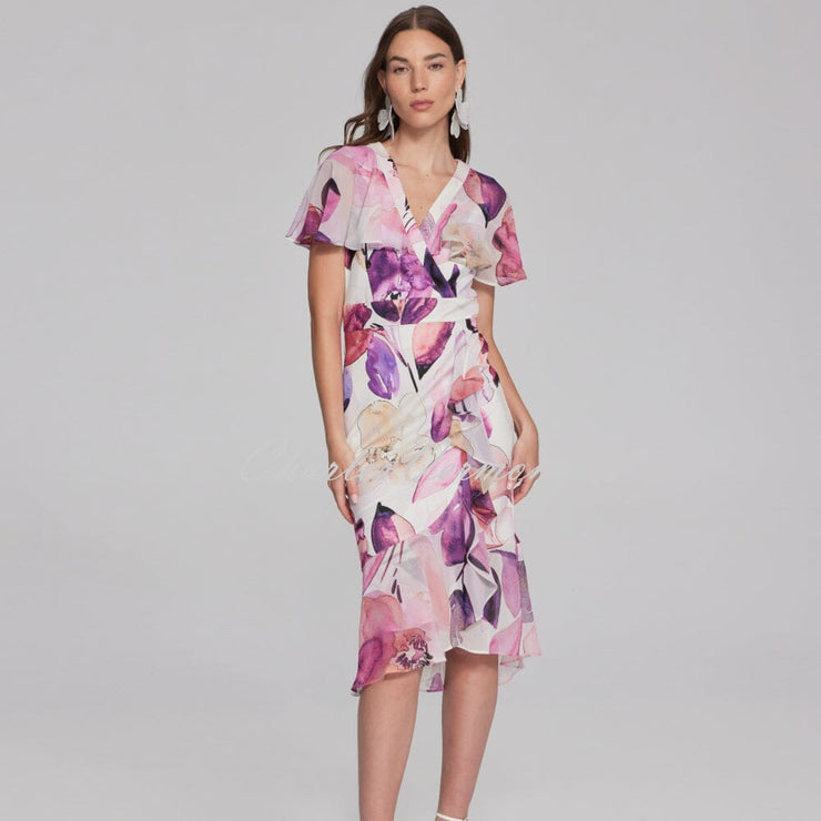 Joseph Ribkoff 'Signature' Floral Print Dress - Style 241732