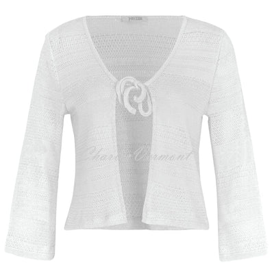Dolcezza 'Summer Serenade' Knit Cardigan - Style 24181 (White)