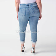 Joseph Ribkoff Embellished Mesh Jean - Style 241929