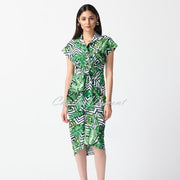 Joseph Ribkoff Palm Print Shirt Dress - Style 242033