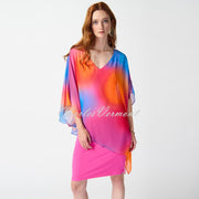 Joseph Ribkoff Chiffon Overlay Dress - Style 242207