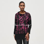 Joseph Ribkoff Jacquard Cowl Neck Tunic Top - Style 243247