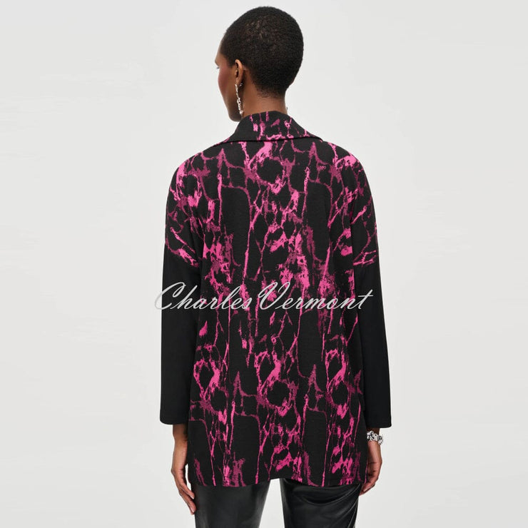 Joseph Ribkoff Jacquard Cowl Neck Tunic Top - Style 243247