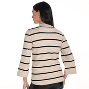 Frank Lyman Striped Knit Cardigan Jacket - Style 243417U
