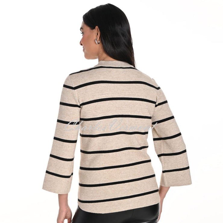 Frank Lyman Striped Knit Cardigan Jacket - Style 243417U