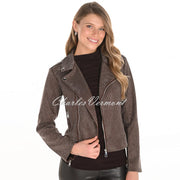 Frank Lyman Rhinestone Jacket - Style 243444U (Mocha)