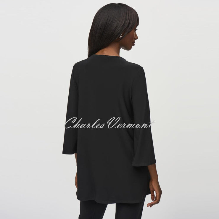 Joseph Ribkoff Top With Asymmetric Hem And Diamante Detail - Style 244026