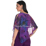 Frank Lyman V-Neck Poncho Top - Style 244108