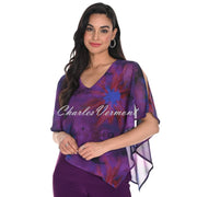Frank Lyman V-Neck Poncho Top - Style 244108