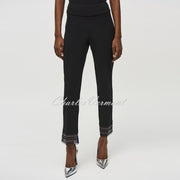 Joseph Ribkoff Trouser With Diamante Embellished Lace Hem - Style 244177