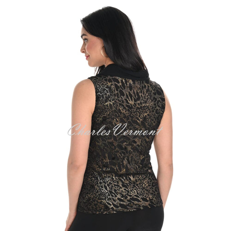 Frank Lyman Cowl Neck Sleeveless Top - Style 244217