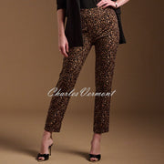 Joseph Ribkoff Animal Print Trouser - Style 244257