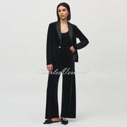 Joseph Ribkoff Velvet Wide-Leg Trouser - Style 244927