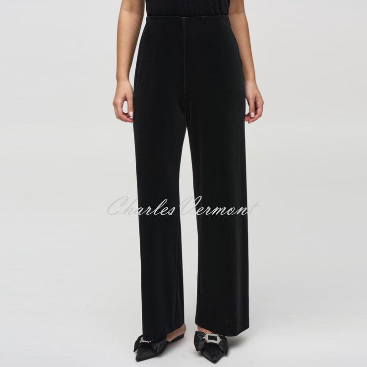 Joseph Ribkoff Velvet Wide-Leg Trouser - Style 244927