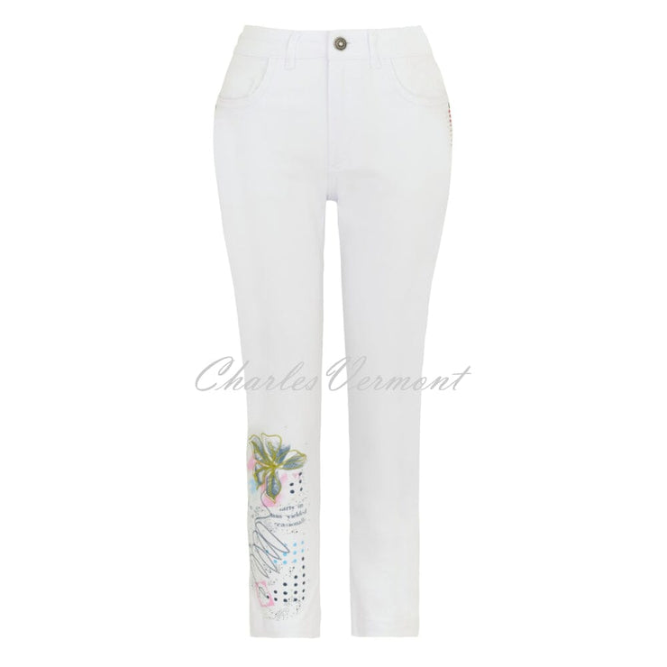 Dolcezza 'Happy With Spring' Cropped Jean - Style 24611