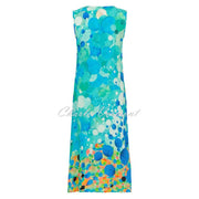 Dolcezza 'Big Angel Fish Mosaic' Sleeveless Dress - Style 24623