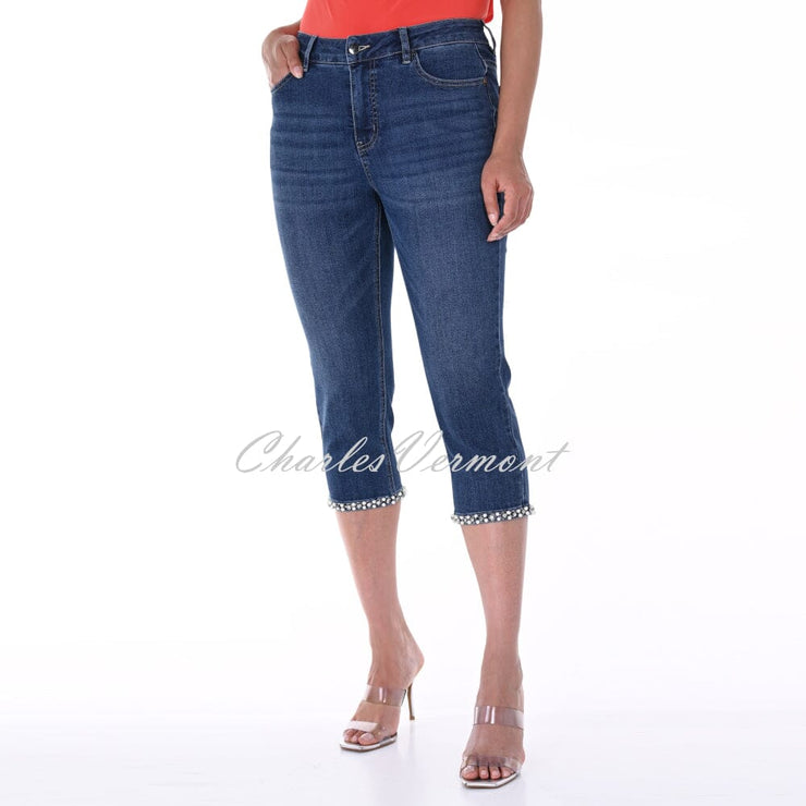 Frank Lyman Embellished Capri Jean - Style 246271U