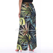 Frank Lyman Tropical Print Wide Leg Trouser - Style 246470