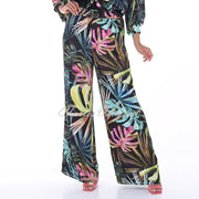 Frank Lyman Tropical Print Wide Leg Trouser - Style 246470