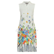 Dolcezza 'New Bouquet' Sleeveless Linen Dress - Style 24763