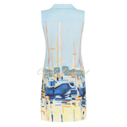 Dolcezza 'Marina Interpretation' Zip Sleeveless Dress - Style 24793