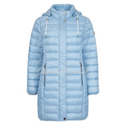 Frandsen Longline Padded Coat - Style 103-588-612 (Pale Blue)