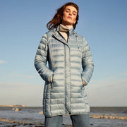 Frandsen Longline Padded Coat - Style 103-588-612 (Pale Blue)