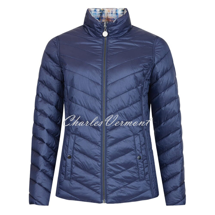 Frandsen Lightly Padded 2-in-1 Reversible Jacket - Style 326-588-6769 (Royal Blue / Navy)