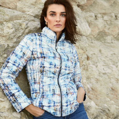 Frandsen Lightly Padded 2-in-1 Reversible Jacket - Style 326-588-6769 (Royal Blue / Navy)