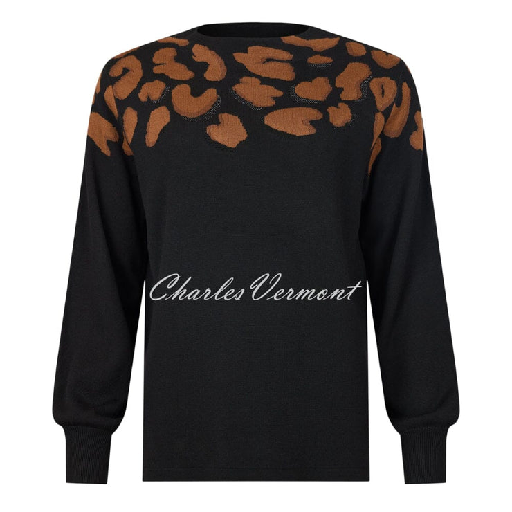 I'cona Animal Print Sweater - Style 64353-60002-90