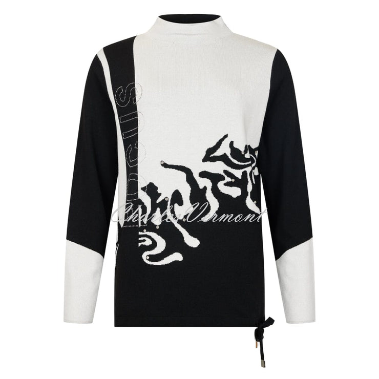 I'cona Diamanté 'Focus' Sweater With Drawstring Hem - Style 64362-60002-90
