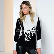 I'cona Diamanté 'Focus' Sweater With Drawstring Hem - Style 64362-60002-90