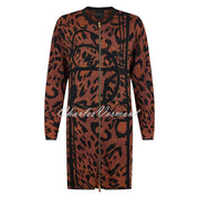 I'cona Animal Print Longline Coatigan - Style 67364-60002-29