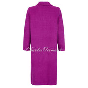 Tia Longline Brushed Coat - Style 77654-7988-55