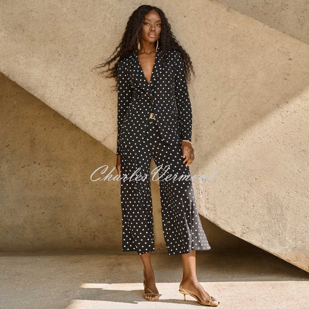 Joseph Ribkoff Polka Dot Blazer Jacket - Style 251051 | Charles