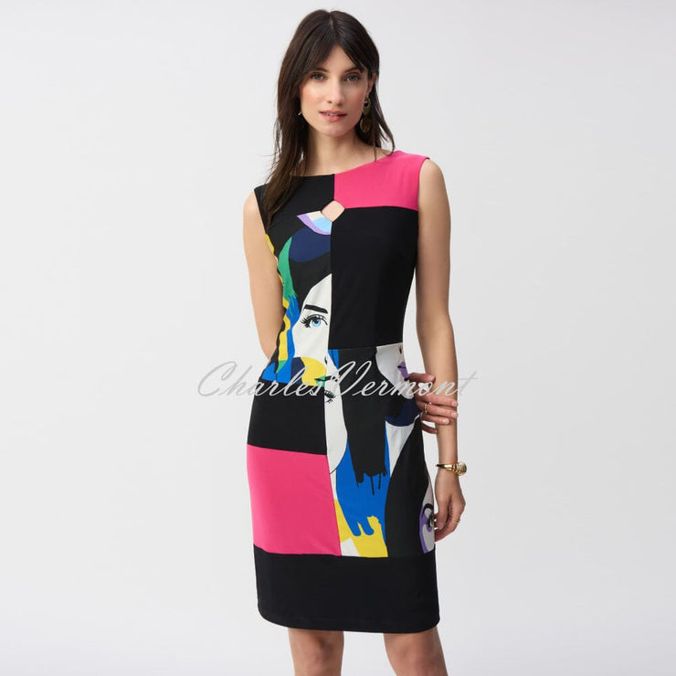 Joseph Ribkoff Face Print Dress - Style 251177